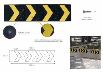 Signalisation de virage de parking - Devis sur Techni-Contact.com - 2