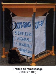 Station de remplissage big bag à ouverture totale - Devis sur Techni-Contact.com - 1