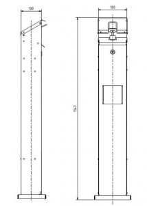 Station désinfection des mains totem - Devis sur Techni-Contact.com - 3