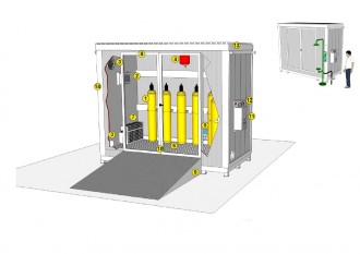 Stockage chlore gazeux - Devis sur Techni-Contact.com - 1