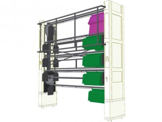 Stockeur rotatif vertical pour vêtements - Devis sur Techni-Contact.com - 4