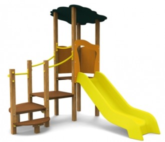 Structure avec toboggan Nansa - Devis sur Techni-Contact.com - 1