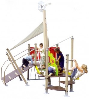 Structure de jeux extérieur pour 10 enfants - Devis sur Techni-Contact.com - 1