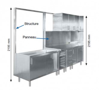 Structures et panneaux d'habillage 304 l - Devis sur Techni-Contact.com - 2