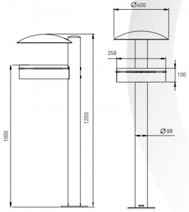 Support de sac poubelle inox - Devis sur Techni-Contact.com - 2