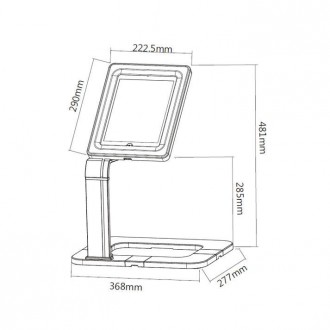 Support présentoir universel pour tablette tactile - Devis sur Techni-Contact.com - 5