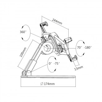 Support tablette pour table - Devis sur Techni-Contact.com - 3