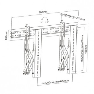 Support TV pour mur d'images - Devis sur Techni-Contact.com - 4