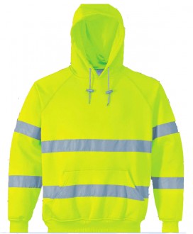 Sweatshirt haute visibilité à capuche - Devis sur Techni-Contact.com - 1