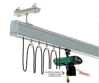 Système de levage monorail en profilé d'aluminium - Devis sur Techni-Contact.com - 1