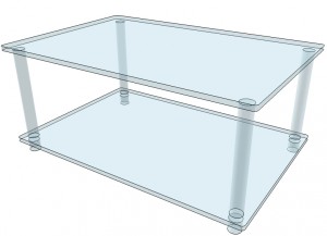 Table basse en plexiglas cristal épais - Devis sur Techni-Contact.com - 3