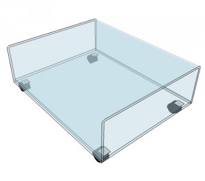 Table basse en plexiglas sur roulettes - Devis sur Techni-Contact.com - 2