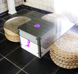 Table basse lumineuse led - Devis sur Techni-Contact.com - 1