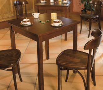 Table bois café restaurant CHAMOIS - Devis sur Techni-Contact.com - 2