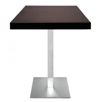 Table carrée en bois 55x55 - Devis sur Techni-Contact.com - 1