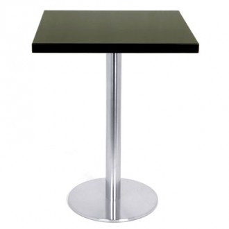 Table carrée en bois plaqué Wengé - Devis sur Techni-Contact.com - 1
