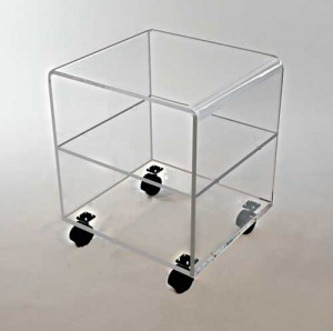 Table d'appoint plexi à roulettes - Devis sur Techni-Contact.com - 4