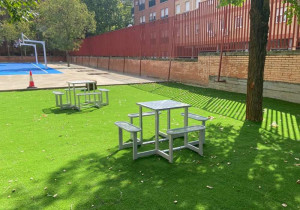 Table d’échecs extérieure avec 2 bancs en acier galvanisé - Devis sur Techni-Contact.com - 5