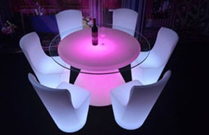 Table de bar Led multi-coloris - Devis sur Techni-Contact.com - 1