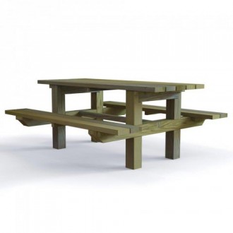 Table de pique nique en bois - Devis sur Techni-Contact.com - 2