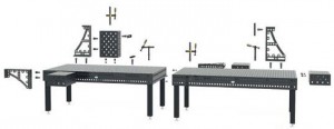 Table de soudure avec alésages 28 mm - Devis sur Techni-Contact.com - 1