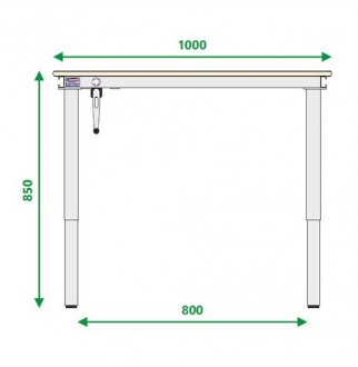 Table de travail à 4 pieds - Devis sur Techni-Contact.com - 4