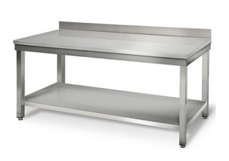 Table de travail en inox 200 cm - Devis sur Techni-Contact.com - 1