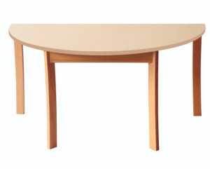 Table demi-ronde pour école maternelle - Devis sur Techni-Contact.com - 1