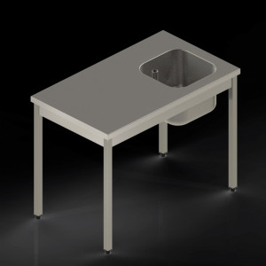 Table du chef inox - Devis sur Techni-Contact.com - 4