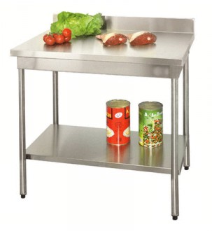 Table en inox à dosseret sur vérins - Devis sur Techni-Contact.com - 2