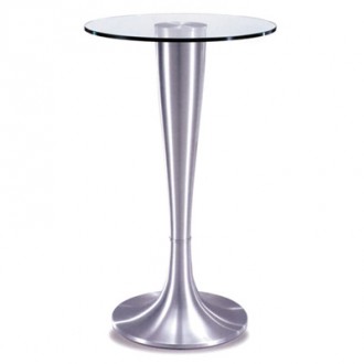 Table haute design en verre trempé - Devis sur Techni-Contact.com - 1