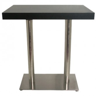 Table haute rectangulaire bois plaqué - Devis sur Techni-Contact.com - 1