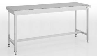 Table inox centrale ou adossée Largeur 2400 mm - Devis sur Techni-Contact.com - 1
