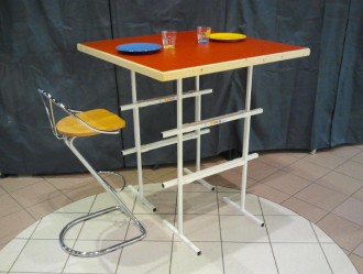 Table mange debout sur tréteaux - Devis sur Techni-Contact.com - 1