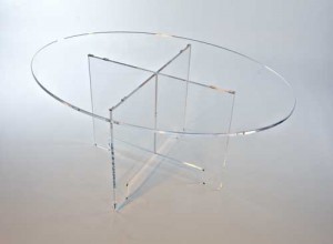 Table ovale démontable plexiglas - Devis sur Techni-Contact.com - 3