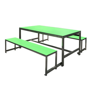 Table et banc pour cantine inox stratifié - Devis sur Techni-Contact.com - 1