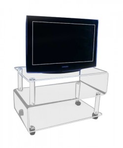Table plexi tv-hifi - Devis sur Techni-Contact.com - 1