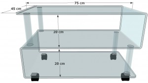 Table plexi tv-hifi - Devis sur Techni-Contact.com - 5