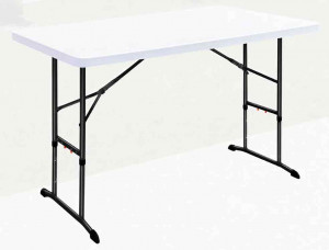 Table rectangulaire à hauteur réglable en polyéthylène - Devis sur Techni-Contact.com - 1