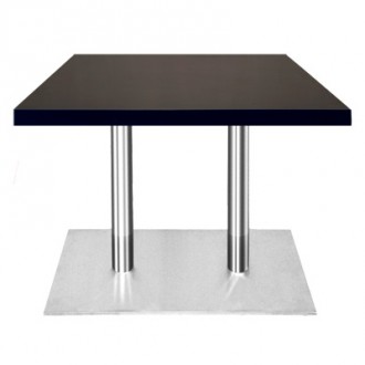 Table rectangulaire en bois plaqué aspect lisse - Devis sur Techni-Contact.com - 1