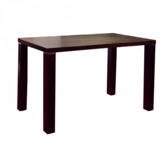 Table rectangulaire en bois plaqué wengé 110x60 cm - Devis sur Techni-Contact.com - 1