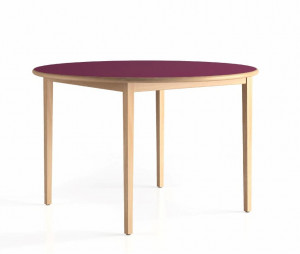 Table ronde en bois pour restaurant  - Devis sur Techni-Contact.com - 2