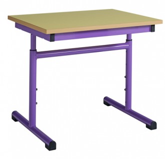 Table scolaire rectangulaire réglable - Devis sur Techni-Contact.com - 1