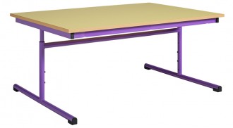 Table scolaire rectangulaire réglable - Devis sur Techni-Contact.com - 2