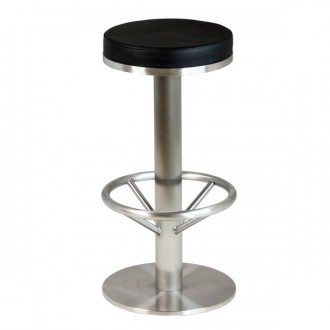 Tabouret bar acier avec repose pied - Devis sur Techni-Contact.com - 1