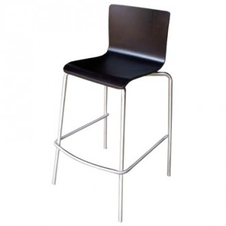 Tabouret bar en acier avec repose pied - Devis sur Techni-Contact.com - 1