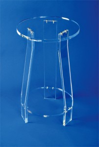 Tabouret bureau en plexiglas transparent - Devis sur Techni-Contact.com - 2