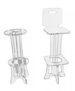 Tabouret de bar plexiglas - Devis sur Techni-Contact.com - 1