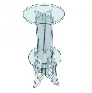 Tabouret de bar plexiglas - Devis sur Techni-Contact.com - 4