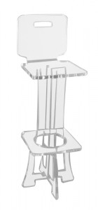 Tabouret de bar plexiglas - Devis sur Techni-Contact.com - 8